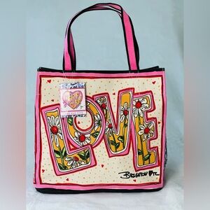 Brighton Canvas Love Bug Tote Tom Clancy Artwork Design